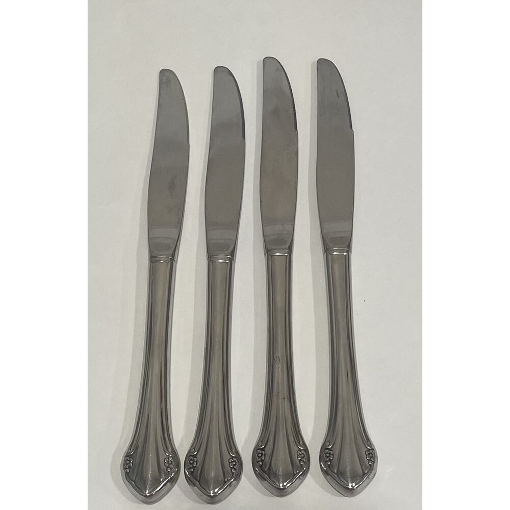 Set of 4 Oneida Bittersweet Repose Dinner Knives